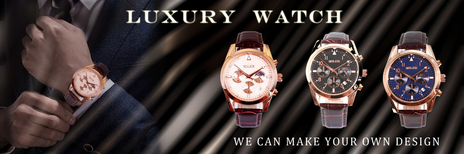 Leather Strap Quartz Watch