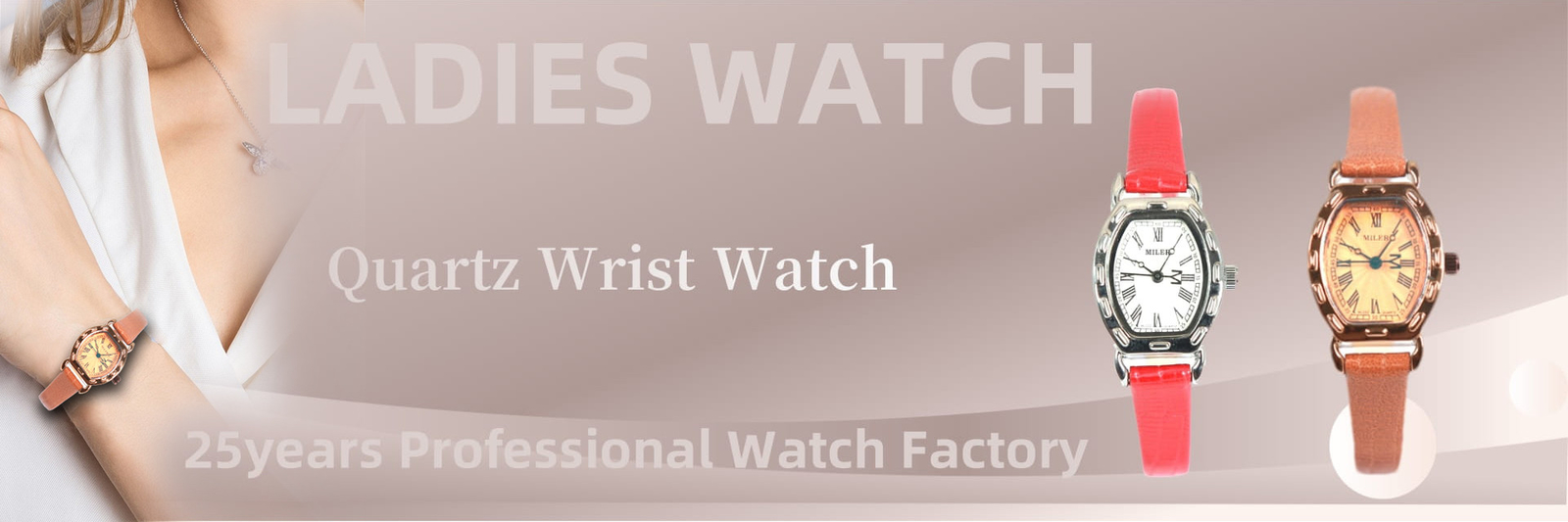 Stainless Steel Strap Watch