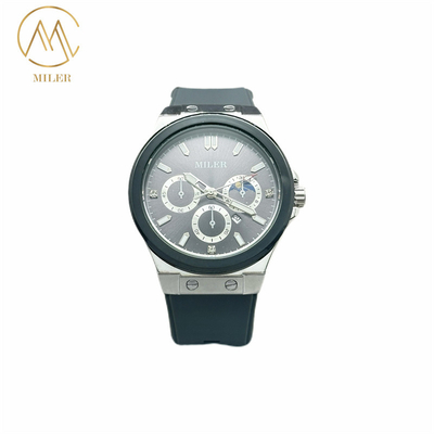 Black / Red / Yellow / Gray Colors Silicon Strap Watch with Customized Logo and Quartz Movement