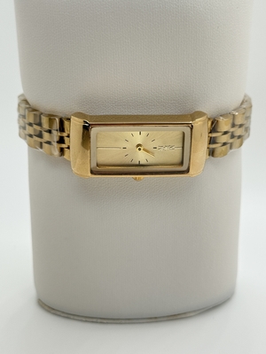 Analog Display Stainless Steel Strap Watch Mineral Dial Wrist Watch With Metal Strap