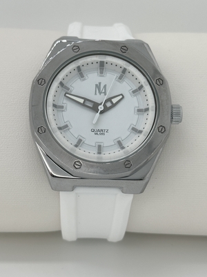 30 Meters Water Resistant Wrist Watches With Silicone Strap Chronograph Date Display