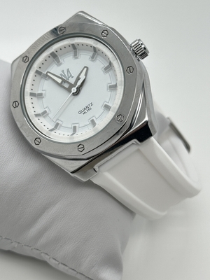 30 Meters Waterproof Silicone Strap Watch with Luminous Hands
