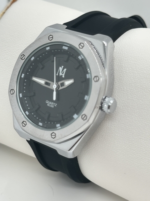 Casual Silicon Strap Watch 30m Water Resistance With 40mm Case