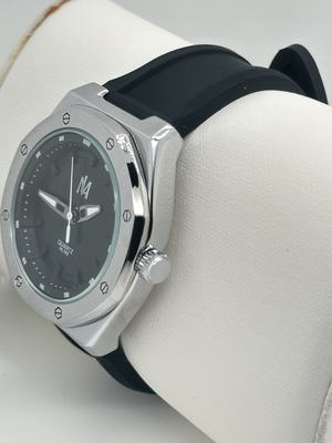 Casual Silicon Strap Watch 30m Water Resistance With 40mm Case