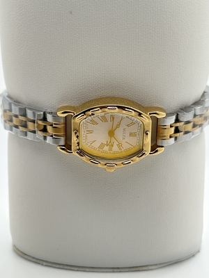 Oval Dial Stainless Steel Strap Watch With Luminous Hands And Date Display