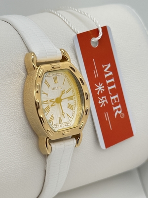 Miler ML-222 Classic Wholesale Gift Light Weight And Genuine Lady Leather Wrist Quartz Watch