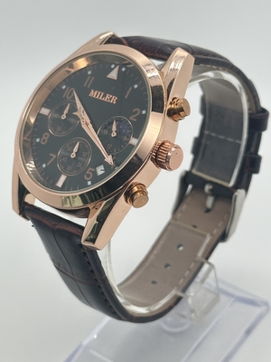 Durable Quartz Light Watch Stylish Women's Leather Wrist Watch