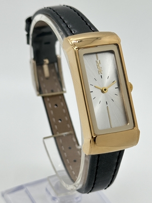 Modern Luxury Leather Strap Quartz Watch Accurate Timekeeping Mens Black Band Watch