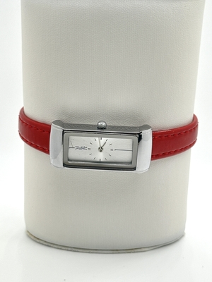 Leather Strap Quartz Watch for Personalized Engraving