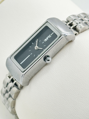 Fashion Silver Stainless Steel Strap Watch Waterproof Men And Women Watches