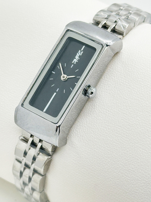 Fashion Silver Stainless Steel Strap Watch Waterproof Men And Women Watches