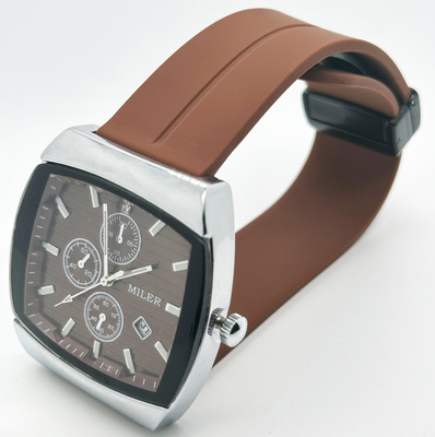 Customized Silicone Band Wrist Watches Minimalist Sport Quartz Watches