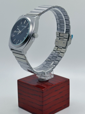Stylish Stainless Steel Strap Watch 3ATM Waterproof Digital Display Quartz Movement