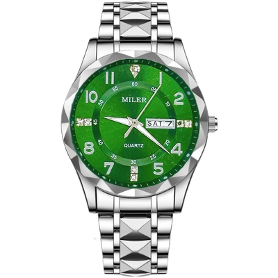 New Fashion ML1003 Business Men Watch Quartz Sports Waterproof Watches Luminous Chronograph Man Stainless Steel Watches