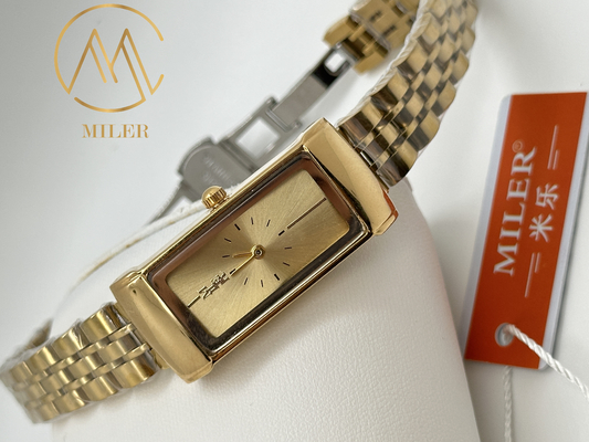 ML-111 Miler Gift Wristband Watch Couple Set Custom Logo Stainless Steel Watch