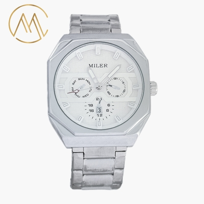 Diamond Type Case Shape Stainless Steel Strap Watch with Quartz Movement and Customized OEM LOGO