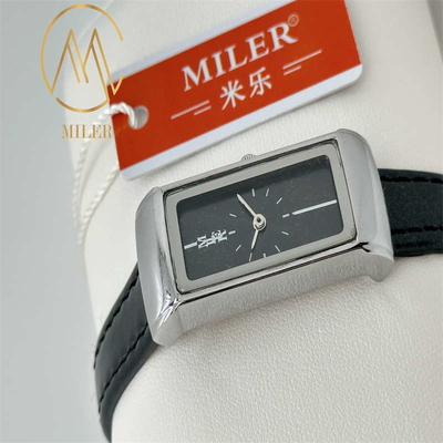 ML-111 Personalized Leather Strap Quartz Watch / Quartz Wrist Watch for Ages 18-45