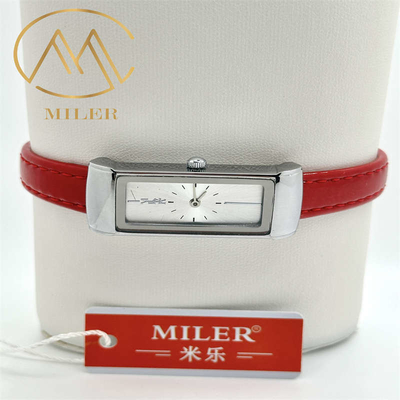 ML-111 Personalized Leather Strap Quartz Watch / Quartz Wrist Watch for Ages 18-45