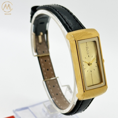 Scratch Resistant Elegant Womens Quartz Watch With Luminous Hands And Buckle Clasp