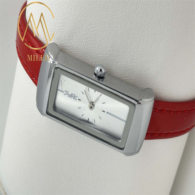 Fashion Design Women Quartz Wrist Watch Black / Red Band Color Special Features Waterproof