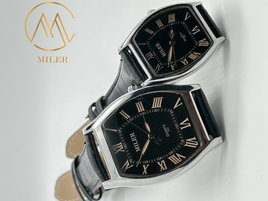 Modern Design Couple Watch Logo Customize Quartz Wristwatch for Adult