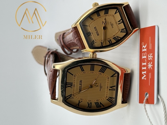 Modern Design Couple Watch Logo Customize Quartz Wristwatch for Adult
