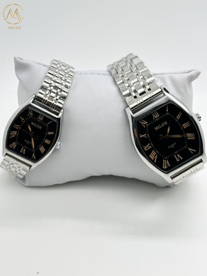 High Quality Factory OEM  Stock Luxury Alloy Couple Set Wristwatch