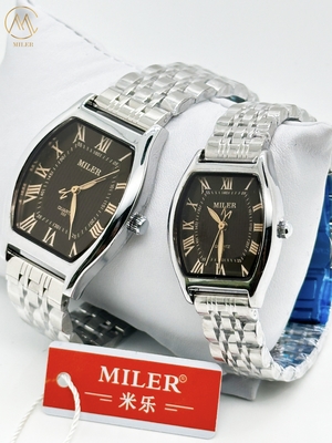 High Quality Factory OEM  Stock Luxury Alloy Couple Set Wristwatch