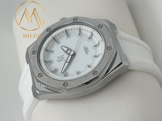Silicone Strap Wristwatch Waterproof Quartz Multi-Function Watches