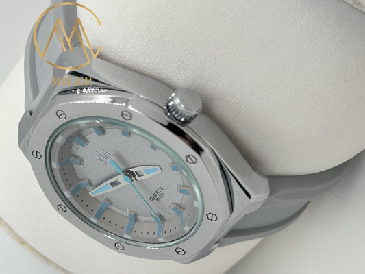 Silicone Strap Wristwatch Waterproof Quartz Multi-Function Watches