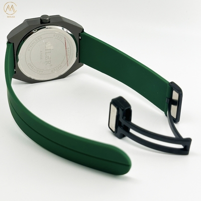 Men's Luxury Watch Waterproof Luminous Automatic Moon Date  Silicone Leisure Quartz Men's Watch