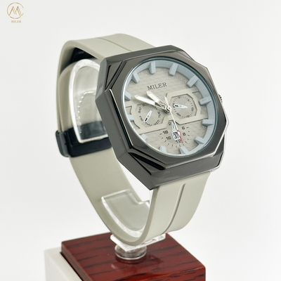 Casual Men's quartz Watches Minimalist Stick Needle Scale Three Eye Six Needle Waterproof men's quartz Watch