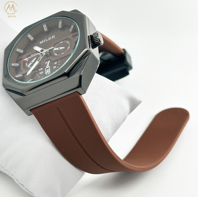 OEM / ODM Sporty Silicone Strap Waterproof Lady and Men Watch Couple Watch