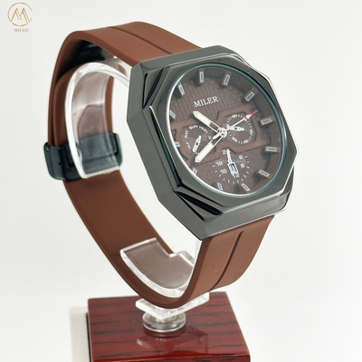 OEM / ODM Sporty Silicone Strap Waterproof Lady and Men Watch Couple Watch