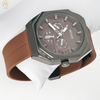 OEM / ODM Sporty Silicone Strap Waterproof Lady and Men Watch Couple Watch