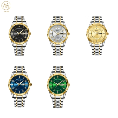 Luxury Stainless Steel Strap Band Wrist Watches Business Watch Quartz Waterproof Fashion Watch