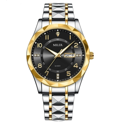 Luxury Stainless Steel Strap Band Wrist Watches Business Watch Quartz Waterproof Fashion Watch
