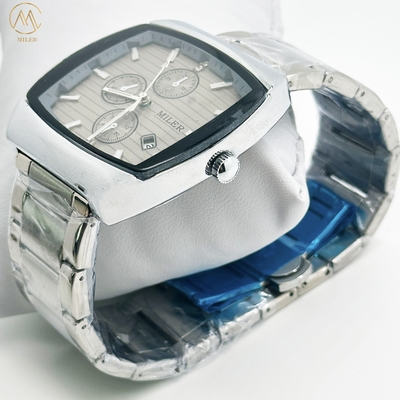 Stainless Steel Waterproof Brand Wristwatches Quartz for Men Luxury Fashion Business Watch Custom Logo