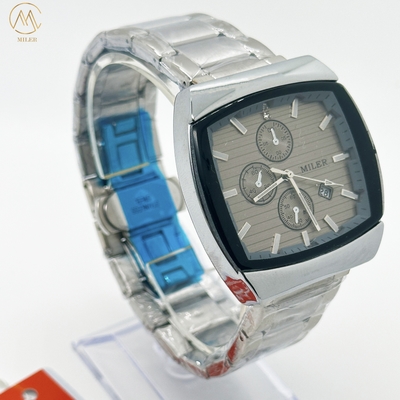 Stainless Steel Waterproof Brand Wristwatches Quartz for Men Luxury Fashion Business Watch Custom Logo