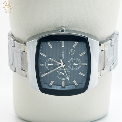 Custom Logo Quartz Waterproof Fashion Watch for Men Date Stainless Steel Watches Wrist Watch