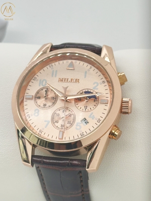 OEM Stock High Quality Waterproof Watches with Stainless Steel Top Brand Luxury Sports Chronograph Quartz Watch