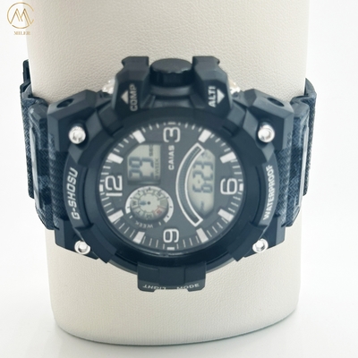Durable Silicone Band Mens Watch Tear Resistant Digital Wrist Watch