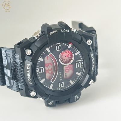 Durable Silicone Band Mens Watch Tear Resistant Digital Wrist Watch