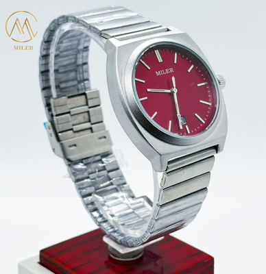Fashion Dopamine Calendar Luxury Stainless Steel Wrist Watch For Men And Women