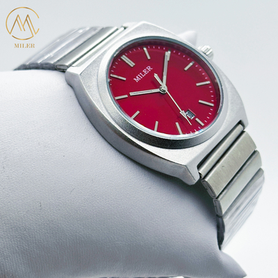 Fashion Dopamine Calendar Luxury Stainless Steel Wrist Watch For Men And Women