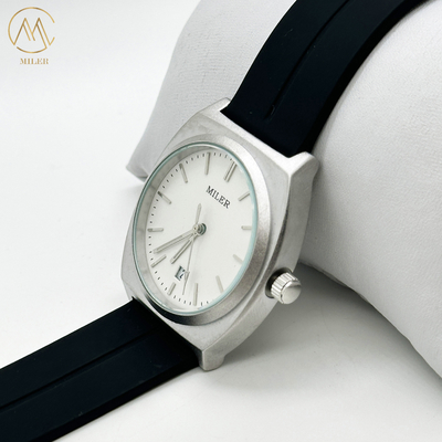 Wholesale Custom Logo Silicone Strap Watches With Buckle Clasp Water Resistant To 30 Meters