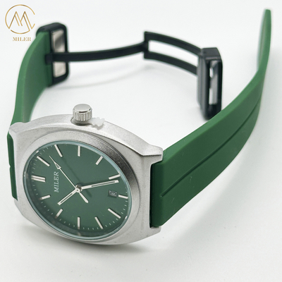 ODM Fashion Sport Minimalist Niche Silicon Strap Watch With Stainless Steel Case for Lady