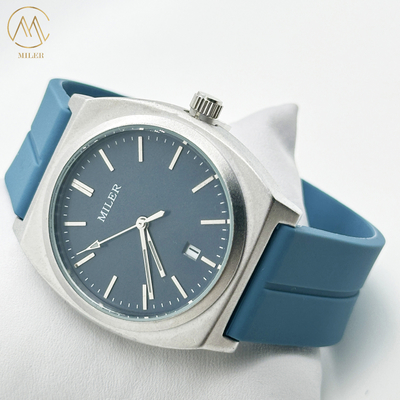 Multifunction Round Silicon Strap Watch Waterproof Luminous Wrist Watch Timepiece