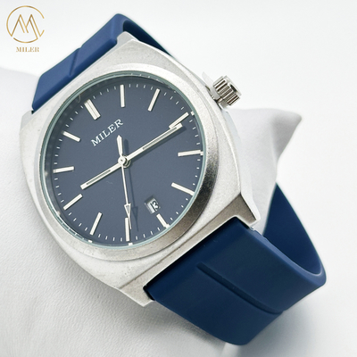 Multifunction Round Silicon Strap Watch Waterproof Luminous Wrist Watch Timepiece