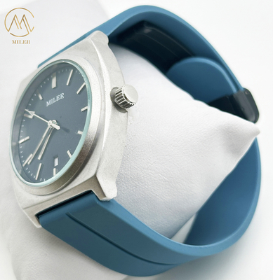 Multifunction Round Silicon Strap Watch Waterproof Luminous Wrist Watch Timepiece